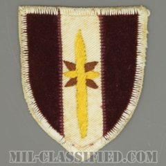 第44医療旅団（44th Medical Brigade）[カラー/カットエッジ/パッチ/ローカルメイド/一部ベルベット生地/1点物]の画像