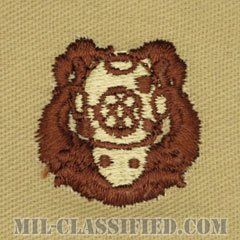 潜水員章 (1級)（Diver Badge, First Class）[デザート/パッチ]の画像
