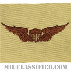 飛行士章 (ベーシック・パイロット)（Army Aviator (Pilot), Basic）[デザート/パッチ]の画像