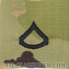 上等兵（Private First Class (PFC)）[OCP/階級章/キャップ用縫い付けパッチ]の画像