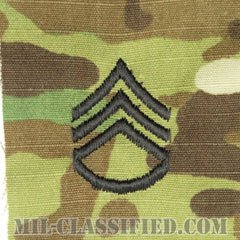 二等軍曹（Staff Sergeant (SSG)）[OCP（7C）/階級章/キャップ用縫い付けパッチ]の画像
