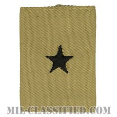 准将（Brigadier General (BG)）[デザート/ゴアテックスパーカー用スライドオン階級章]の画像