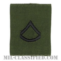 上等兵（Private First Class (PFC)）[サブデュード/ゴアテックスパーカー用スライドオン階級章]の画像