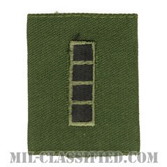 准尉 (CW4)（Chief Warrant Officer 4）[サブデュード/ゴアテックスパーカー用スライドオン階級章]の画像
