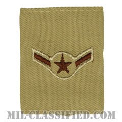 二等空兵（Airman）[デザート（Desert）/ゴアテックスパーカー用スライドオン空軍階級章]の画像