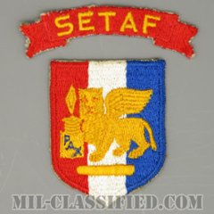 南ヨーロッパタスクフォース（Southern European Task Force）[カラー/カットエッジ/パッチ/SETAFタブ付/中古1点物]の画像