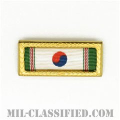Republic of Korea Presidential Unit Citation [リボン（略綬・略章・Ribbon）/ラージフレーム付/陸軍用部隊表彰（Unit Award）]の画像