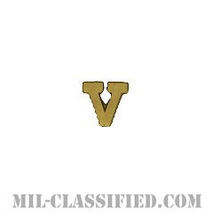 文字V (マットゴールド)（Letter "V", Mat Gold）[リボン用デバイス（Attachment Device）]の画像