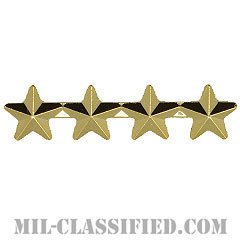 スター4 (ゴールド)（Battle Star 5/16", 4, Gold）[リボン用デバイス（Attachment Device）]の画像