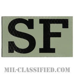 SF（空軍警備隊）（Security Forces）[IR（赤外線）反射素材/3.5インチ幅/ベルクロ付パッチ]の画像