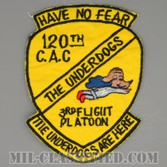 第120コマンド航空中隊第3飛行小隊（3rd Flight Platoon, 120th Command Aviation Company）[カラー/カットエッジ/パッチ/レプリカ1点物]の画像