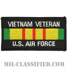 ベトナム戦争ベテラン・アメリカ空軍（VIETNAM VETERAN U.S. AIR FORCE）[カラー/メロウエッジ/パッチ/ノベルティ]の画像