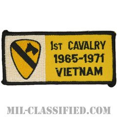 第1騎兵師団ベトナム戦争ベテラン（1ST CAVALRY 1965-1971 VIETNAM）[カラー/メロウエッジ/パッチ/ノベルティ]の画像