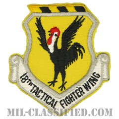 第18戦術戦闘航空団（18th Tactical Fighter Wing）[カラー/カットエッジ/パッチ]の画像