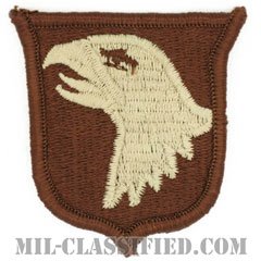 第101空挺師団（101st Airborne Division）[デザート/メロウエッジ/パッチ]の画像