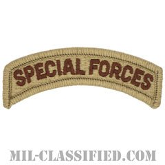 スペシャルフォースタブ（Special Forces Tab）[デザート/メロウエッジ/パッチ]の画像