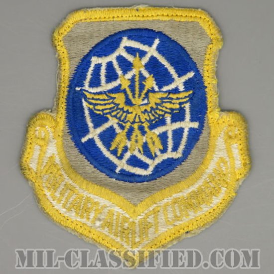 軍事空輸軍団（Military Airlift Command (MAC)）[カラー/カットエッジ/パッチ/1960s/4インチ規格/中古1点物]画像