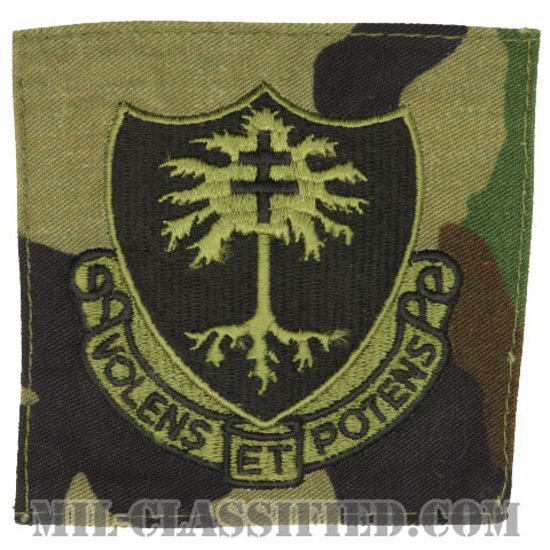 第320野戦砲兵連隊（320th Field Artillery Regiment）[サブデュード/ウッドランド生地/ポケットパッチ]画像