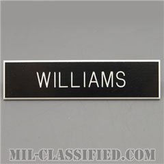 WILLIAMS [アメリカ海軍用ネームプレート（名札）]の画像