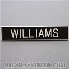WILLIAMS [アメリカ海兵隊用ネームプレート（名札）]の画像