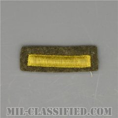 海外勤務(派遣)章 1連(勤続6ヶ月)（Overseas Service Bar）[ウール・フェルト生地/パッチ/中古1点物]の画像