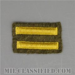 海外勤務(派遣)章 2連(勤続1年)（Overseas Service Bar）[ウール・フェルト生地/パッチ/中古1点物]の画像