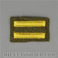 海外勤務(派遣)章 2連(勤続1年)（Overseas Service Bar）[ウール・フェルト生地/パッチ/中古1点物]の画像