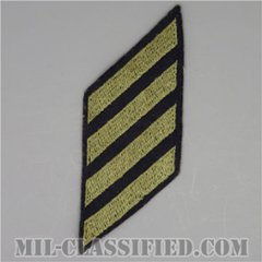 年功章 4連(勤続12年)（Service Stripe）[ウール・フェルト生地/パッチ/中古1点物]の画像