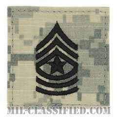 上級曹長（Sergeant Major (SGM)）[UCP（ACU）/階級章/ベルクロ付パッチ]の画像