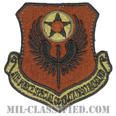 アメリカ空軍特殊作戦コマンド（Air Force Special Operations Command）[OCP/カットエッジ/ベルクロ付パッチ]の画像