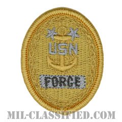 Force Master Chief Petty Officer[NWU Type1用/メロウエッジ/パッチ]の画像