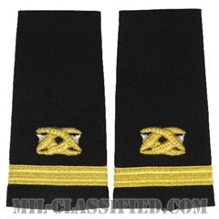 少尉 土木科（Ensign (ENS), Civil Engineer Corps）[ショルダー階級章/ペア（2枚1組）]の画像