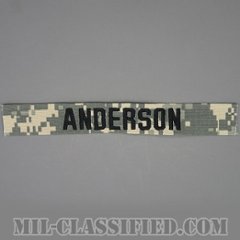 ANDERSON [UCP（ACU）/ブラック刺繍/ネームテープ/縫い付け用パッチ]の画像