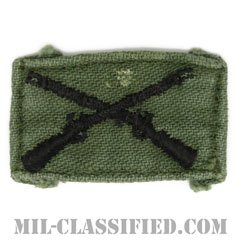 歩兵科章（Infantry Branch Insignia）[サブデュード/兵科章/1960s/コットン100％/パッチ/中古1点物]の画像