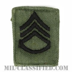 二等軍曹（Staff Sergeant (SSG)）[サブデュード/階級章/1960s/コットン100％/パッチ/中古1点物]の画像