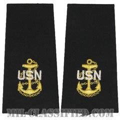 上等兵曹（Chief Petty Officer）[ショルダー階級章/ペア（2枚1組）]の画像