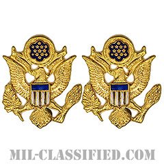 元帥（General of the Army）[カラー/クレスト（Crest・DUI・DI）バッジ/ペア（2個1組）]の画像