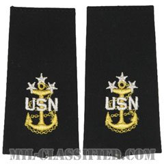 海軍最先任上等兵曹（Master Chief Petty Officer of the Navy）[ショルダー階級章/ペア（2枚1組）]の画像