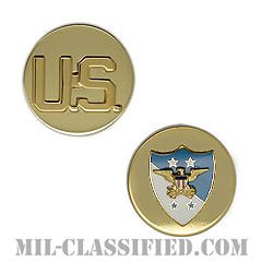 アメリカ統合参謀本部議長付先任下士官顧問章（SEAC）[カラー/兵科章U.S.章セット（下士官用）/バッジ/ペア（2個1組）]の画像