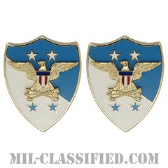 アメリカ統合参謀本部議長付先任下士官顧問（SEAC）[カラー/クレスト（Crest・DUI・DI）バッジ/ペア（2個1組）]の画像