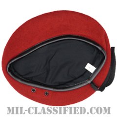 レッドベレー（Red Wool Beret）[ベレー帽/空気穴(アイレット)付/レプリカ]の画像