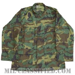 米軍 ERDL ブラウンリーフ BDUジャケット 1980年代ロット M-Rの画像