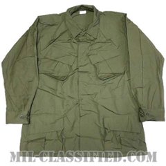 米軍 トロピカルコンバットユニフォーム （ジャングルファティーグ） 4thパターン リップストップ ジャケット L-L 1969年ロットの画像