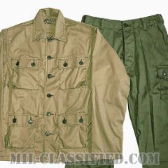 米軍 CISO ライトウエイト カーキジャケット・ODパンツセット US-M [レプリカ]の画像