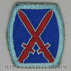 第10山岳師団 (イレギュラー)（10th Mountain Division）[カラー/カットエッジ/パッチ/1点物]の画像