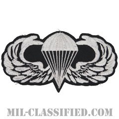 空挺章（Parachutist Badge）[カラー/カットエッジ/パッチ/ノベルティ]の画像