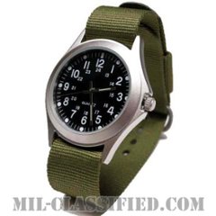 米軍 ミリタリースタイル 腕時計 メタルケース＆ODバンドの画像