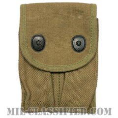 米軍 M1918 M1911/M1911A1(ガバメント)用 カーキ マガジンポーチ [1点物]の画像
