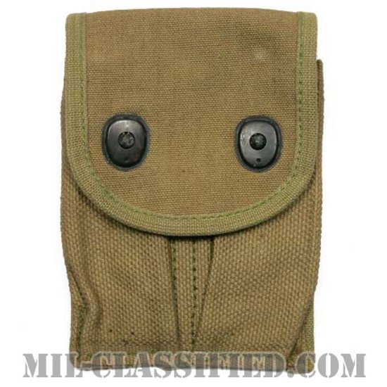 米軍 M1918 M1911/M1911A1(ガバメント)用 カーキ マガジンポーチ [1点物]画像