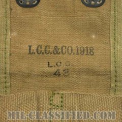 米軍 M1918 M1911/M1911A1(ガバメント)用 カーキ マガジンポーチ [1点物]画像